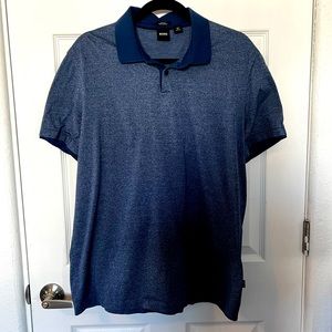 Blue Hugo Boss Polo, XL Slim Fit